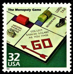 US 3185o MNH VF 32 Cent Monopoly! Celebrate The Century 1930s