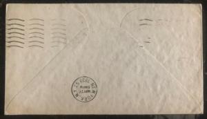 1939 Marseille France First Flight Cover FFC To New York USA Transatlantic Mail