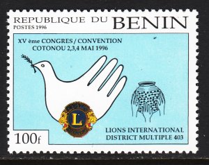 Benin 811A Lion's Club MNH