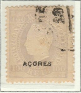 Portugal Colony AZORES 1882-84 100r Perf 131⁄2 Used A6P33F40-