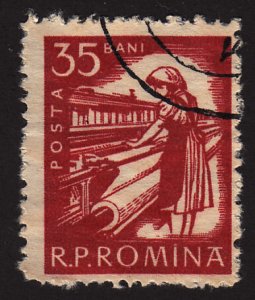 Romania 1354 Textile Worker 1960