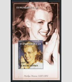 Turkmenistan 1997 MARILYN MONROE s/s Perforated Mint (NH)