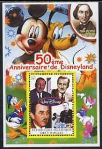 COMORO ISLANDS - 2004 - Disneyland #1 - Perf Min Sheet - MNH - Private Issue