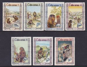 Cuba 1210-16 MNH 1967 Evolution of Man Prehistoric Men Full Set of 7 VF