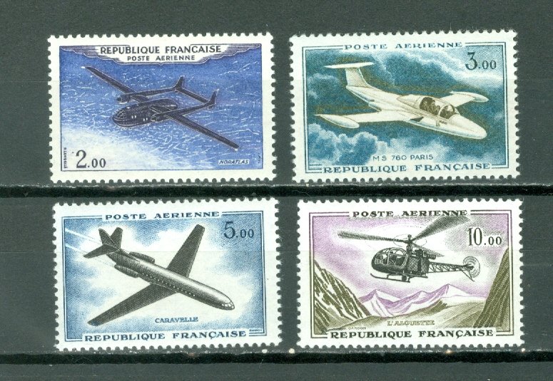 FRANCE AIR #C37-40...SET...MNH...$19.45