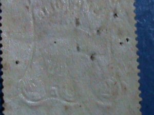 ​HONG KONG-CHINA-1903 OVER 118 YEARS OLD-HONG KONG $0.75C -DUTY STAMPS- VF