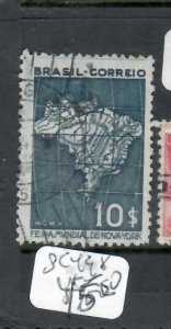 BRAZIL MAP 10$    SC 498     VFU       P0717H