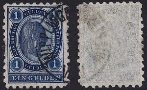 Austria - 1890 - Scott #62 - used - Franz Josef - line perf 9 1/4