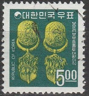 Korea #596  F-VF Used  (S4584)