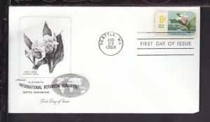 US Flower 1969 Artmaster Pencil FDC BIN