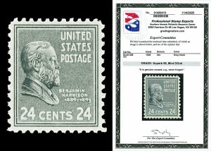 Scott 828 1938 24c Presidential Issue Mint Graded Superb 98 NH with PSE CERT