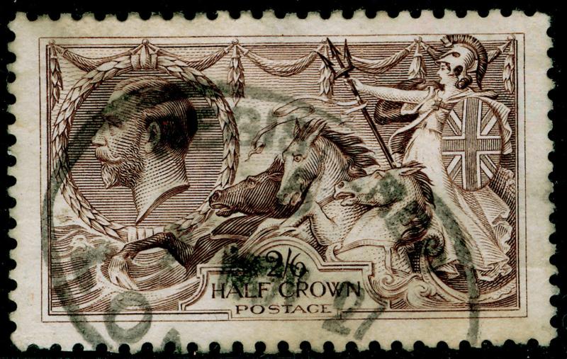 SG414, 2s 6d chocolate-brown, USED. Cat £75.