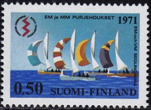 Finland - 1971 - Scott #509 - MNH - Sailboat