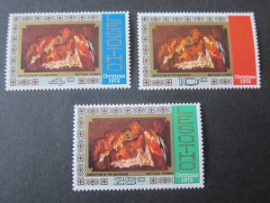 Lesotho 1972 Sc 128-30 Christmas Religion set MNH