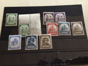 Japanese occupation of Burma 1943 mounted mint and used  stamps A11508