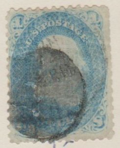 U.S. Scott #92 Franklin Stamp - Used Single
