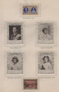 Canada - Coronation of British Royals Lot of 6    -SR