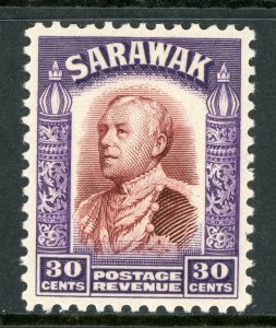 British Colony 1945 KGVI 30¢ Sarawak Scott #147 MNH H177 ⭐⭐⭐