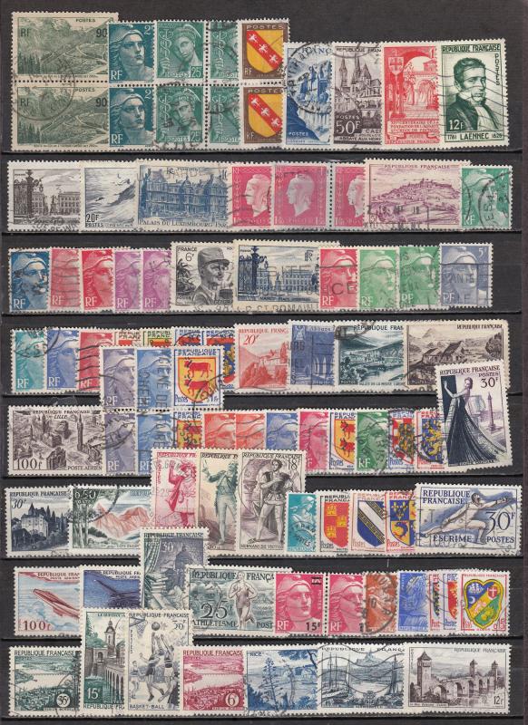 France -  small stamp lot (984N)