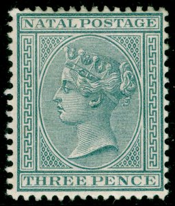 SOUTH AFRICA - Natal SG101, 3d grey, M MINT. Cat £12. WMK CA