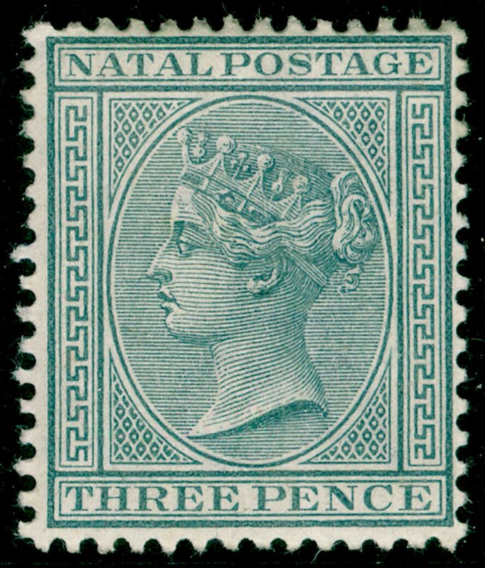 SOUTH AFRICA - Natal SG101, 3d grey, M MINT. Cat £12. WMK CA