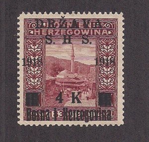 YUGOSLAVIA  SC# 1L15   FVF/MOG  1918
