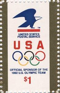 # 2539 MNH $1 Eagle, Olympic Rings - (4631)