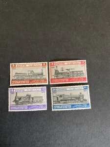 Stamps Egypt Scott# 168-71 hinged