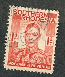 Southern Rhodesia #43 used single