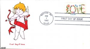 #1951 LOVE Kribbs FDC