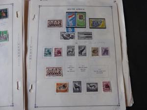 South Africa Classic Stamp Collection on Album Pages