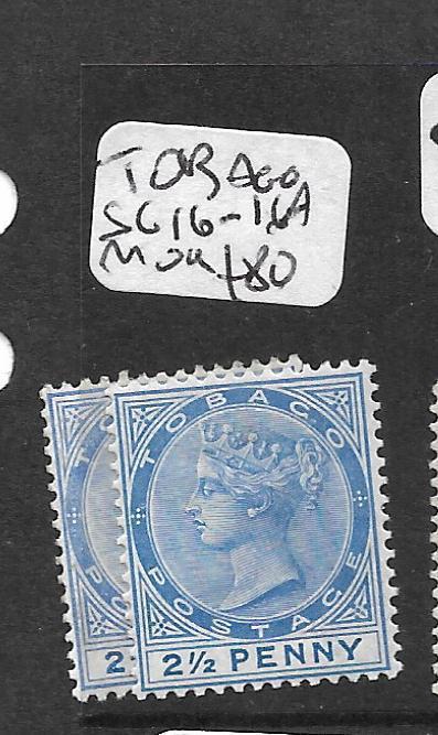 TOBAGO  (PP2709B) QV 2 1/2D  SG16-16A  MOG