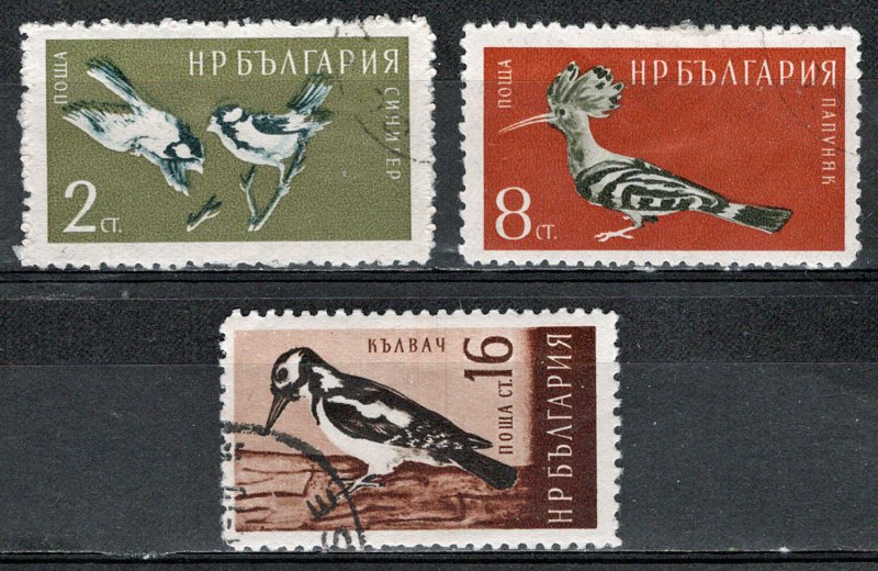 Bulgaria - Birds # 1050 - 1052 - Very Good Condition - Used - Set of 3
