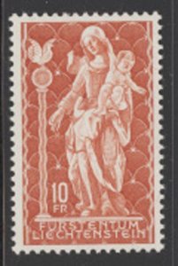 Liechtenstein 1965 10F Madonna & Child Sc# 395 NH 