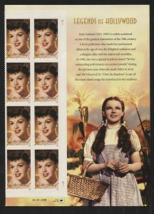 US 4077 Judy Garland Plate Block  MNH