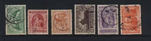 New Zealand #165 - #170 VF Used Set