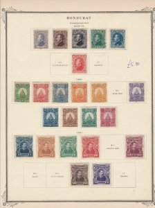 honduras stamps page ref 17162 