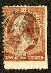 U.S. 210 USED FANCY CANCEL BIN $2.00