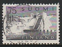 1959 Finland - Sc 363 - used VF - 1 single - Pyhakoski Power Station