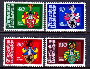 Liechtenstein 1982 Arms Complete Mint MNH Set SC 729-732