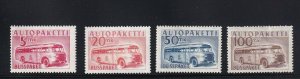 Finland Scott # Q6 - Q9 Set VF mint lightly hinged nice color ! see pic !