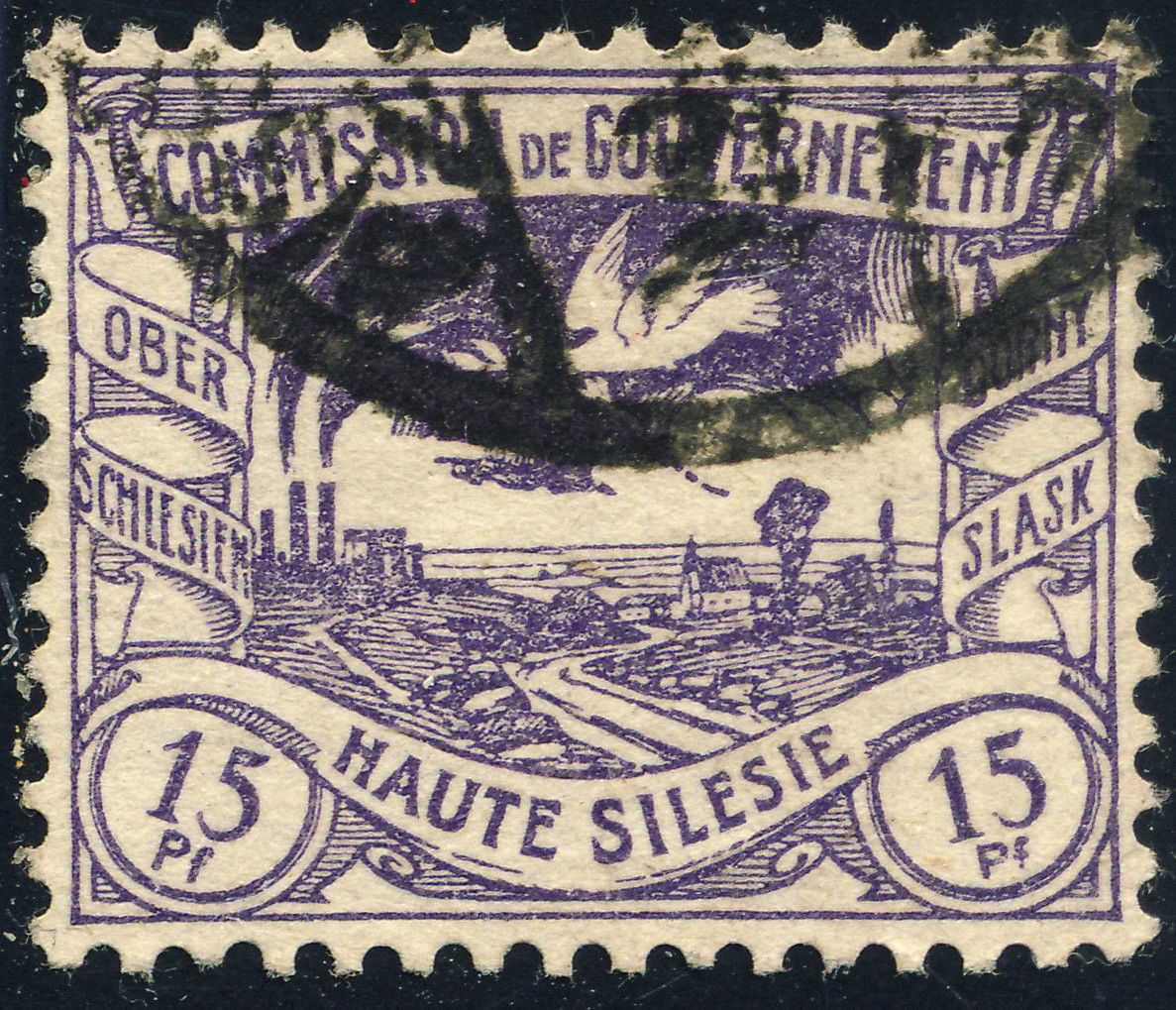 Carte Postale Originale Myslowitz 1912 - Coin De L'Empire Triégal - Silésie