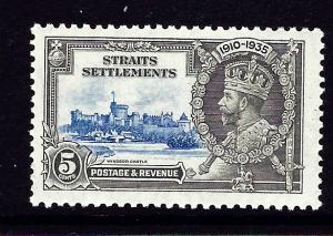 Straits Settlements 213 NH 1935 KGV Silver Jubilee