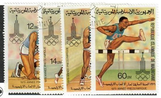 Mauritania; Scott 427-430;  1979;  Used; Complete Set