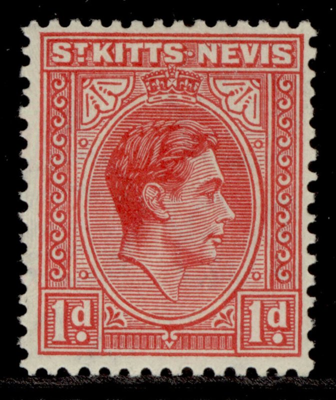 ST KITTS-NEVIS GVI SG69a, 1d carmine, NH MINT.