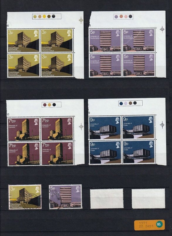 GREAT BRITAIN QE 1970s MNH Used Collection (Aprx 300 Items) Goy 2154