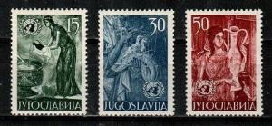 Yugoslavia Scott 375-7 Mint NH (Catalog Value $20.00)