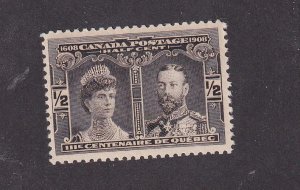 CANADA # 196 VF-MNH 1/2cts QUEBEC CAT VALUE $45 STARTS AT ONLY 20% QUEBEC 69