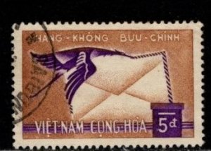 Vietnam  - #C13 Crane & letter - Used
