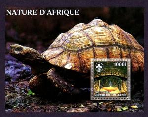 BENIN - 2006 - TURTLE - AFRICAN SPURRED TORTOISE - MINT - MNH PERF S/SHEET!